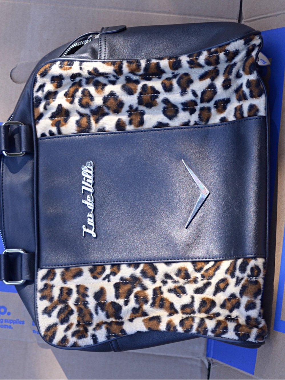 Lux de Ville Leopard Print Carry All Tote